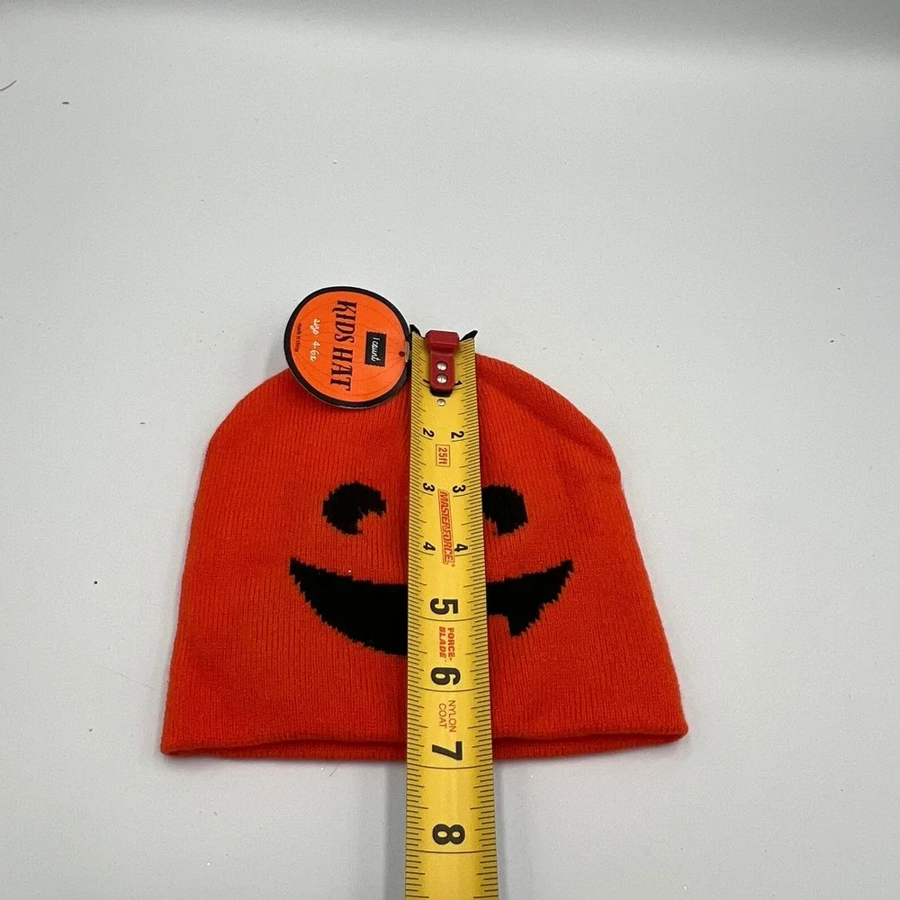 Gertex Pumpkin Beanie Kids 4-6x Orange Brand New Halloween Jack-O-Lantern Hat